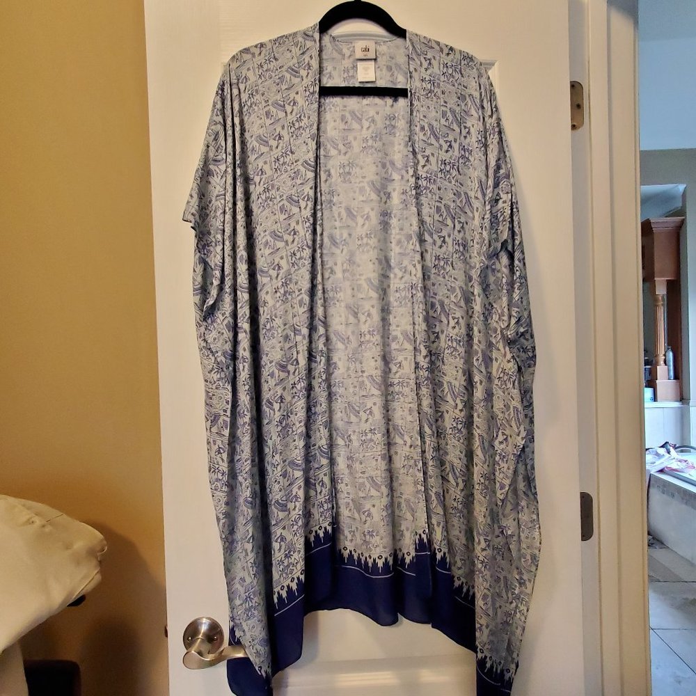 Cabi Beach Club Cover Up Kimono Jacket One Size  #5988